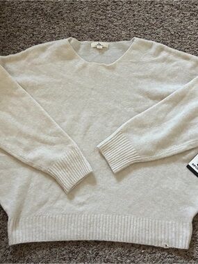 Rip Curl Cream Scoop Neck Sweater